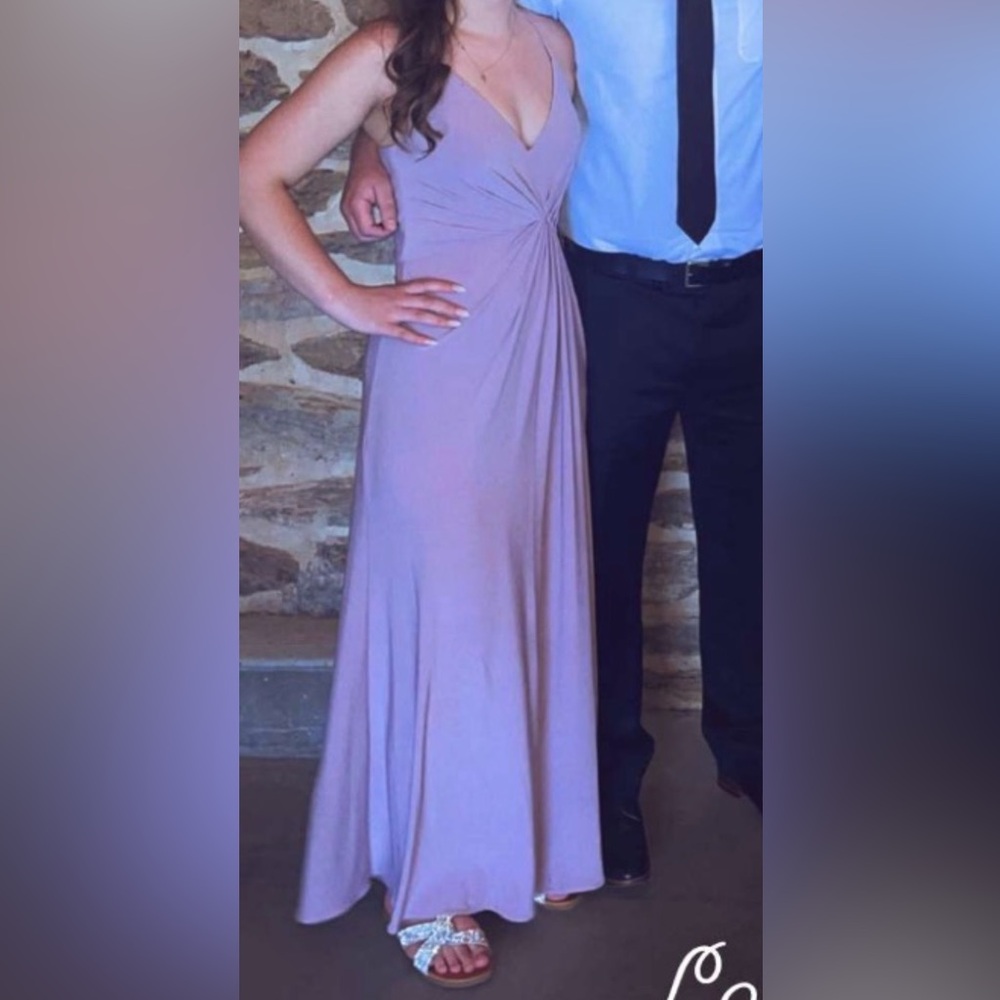 Elegant Lavender Evening Gown